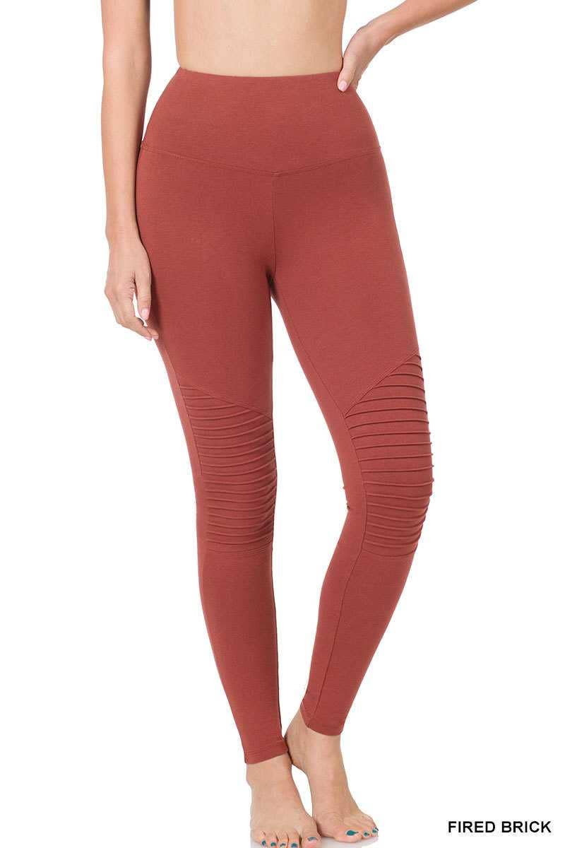 COTTON MOTO LEGGINGS