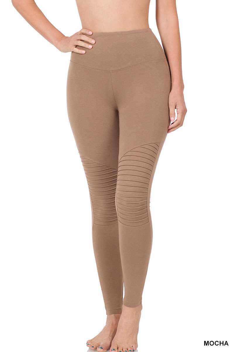 COTTON MOTO LEGGINGS