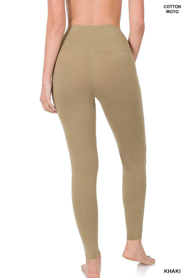 COTTON MOTO LEGGINGS